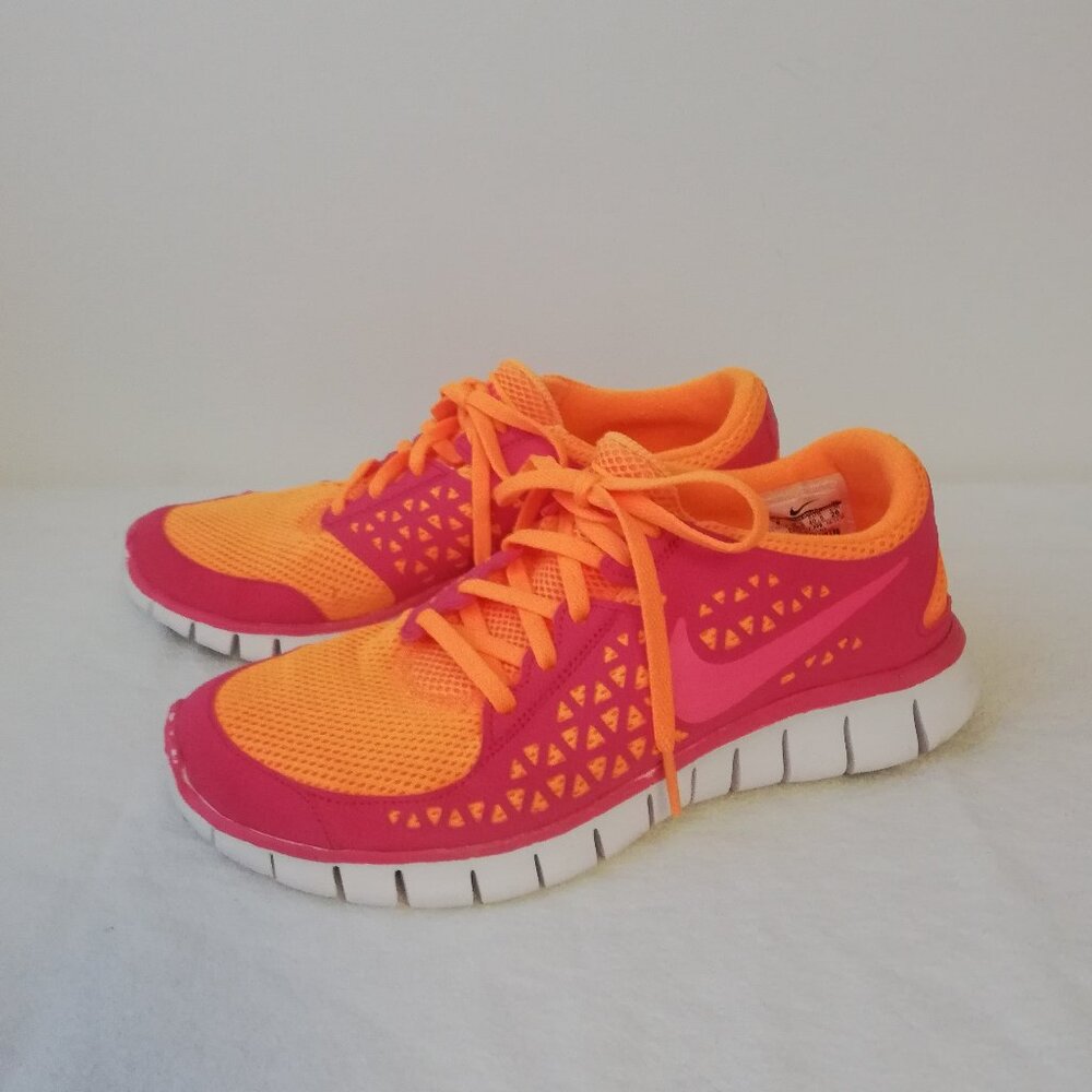 Nike Pink & Orange Women's Size 9 - Picture 3 of 13